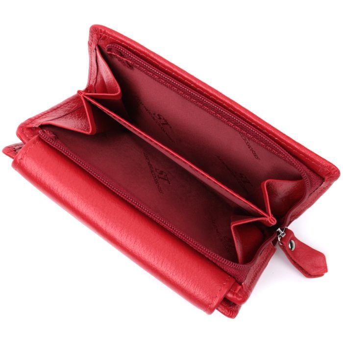 Кошелек ST Leather Из натуральной кожи Красный (22739) изображение 8