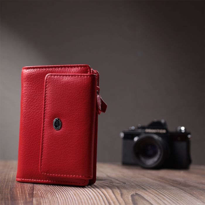 Кошелек ST Leather Из натуральной кожи Красный (22739) изображение 9