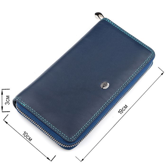 Кошелек ST Leather Синий (18375) изображение 3