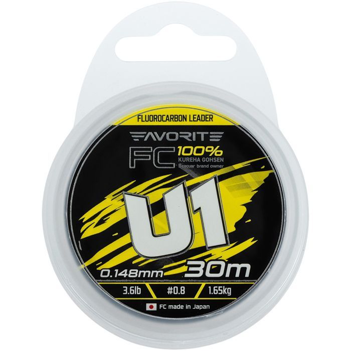 Флюорокарбон Favorite U1 FC 30m 3.0/0.285mm 13.2lb/5.97kg (1693.12.14) изображение 2