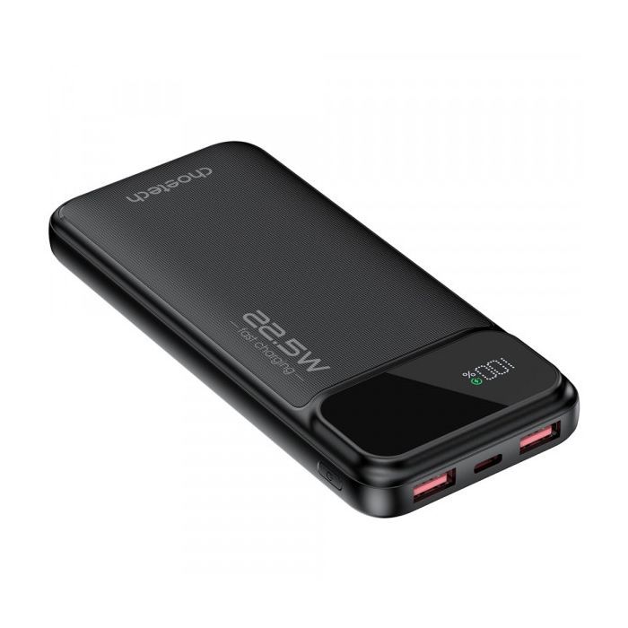 Батарея универсальная Choetech 10000mAh 22.5W, PD, QC/3.0, USB-A, USB-C, Black (B728-CCBK) изображение 2