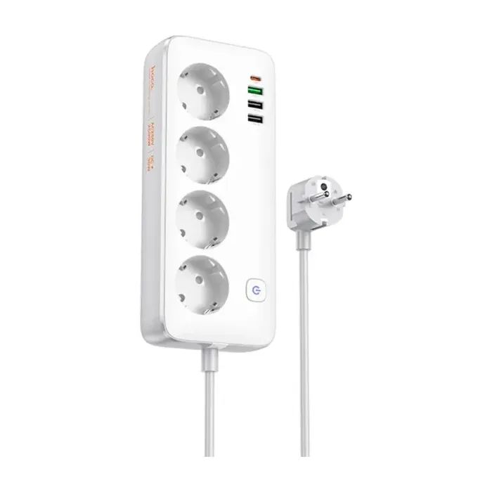 Мережевий фільтр живлення HOCO AC22 (6942007629799) зображення 2