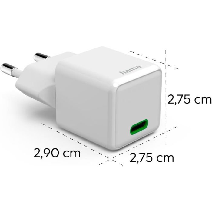 Зарядное устройство Hama 25W USB-С PD white (00201981) изображение 3