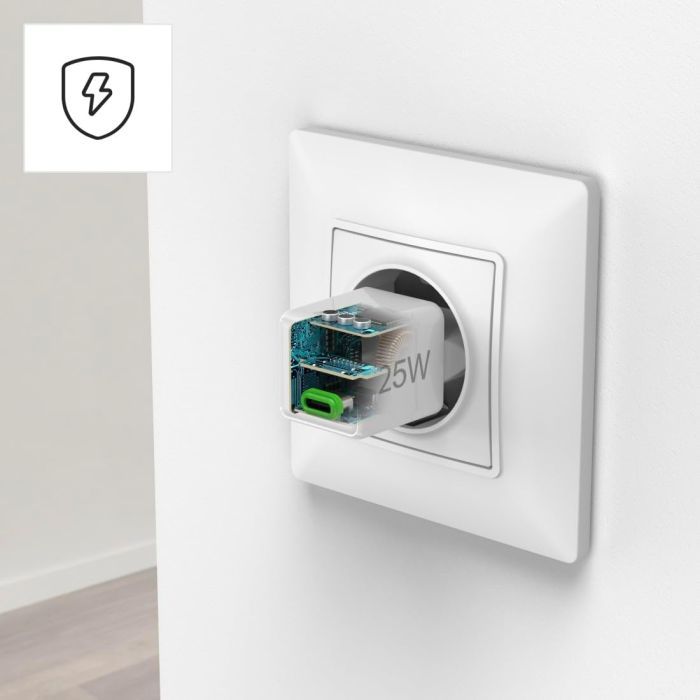 Зарядное устройство Hama 25W USB-С PD white (00201981) изображение 5