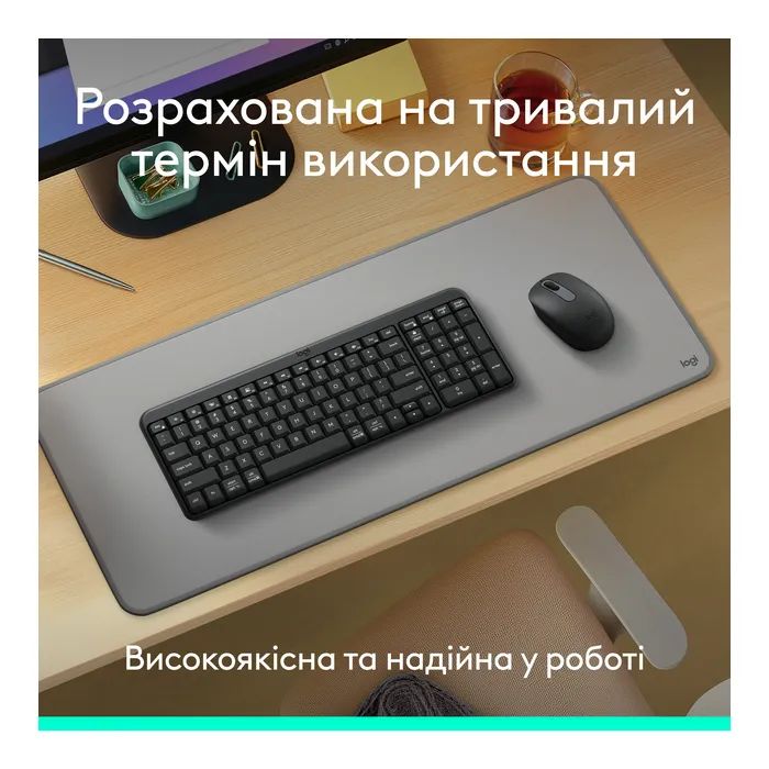 Клавиатура Logitech K250 Bluetooth/Wireless UA Graphite (920-013822) изображение 3