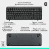 Клавиатура Logitech K250 Bluetooth/Wireless UA Graphite (920-013822) изображение 7