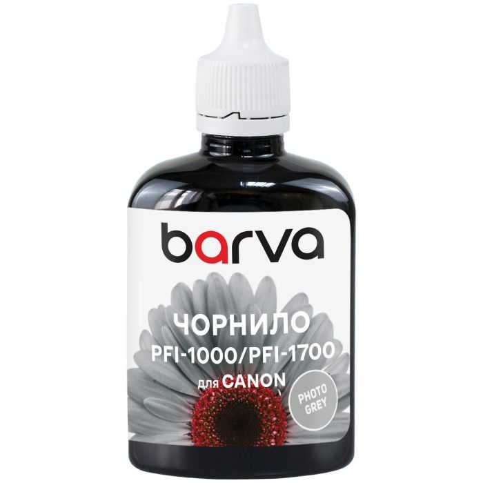Чернила Barva Canon PFI-1000/PFI-1700 100ml PGY, pigment (C1700-981)
