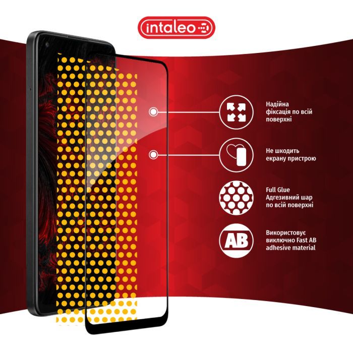 Скло захисне Intaleo Full Glue Oppo A78 Black (1283126582912) зображення 7