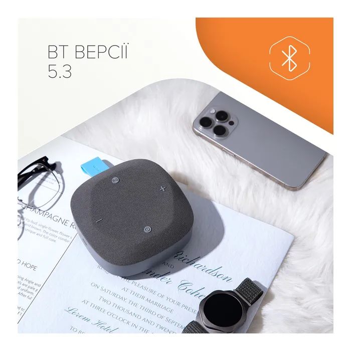 Акустична система Canyon HEXAGON 10 Grey Blue (CNE-CBTSP10GB) зображення 10