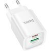 Зарядний пристрій HOCO C149A Charm 1xUSB-C PD30W + 1xUSB QC3.0 White (6942007630337) зображення 3