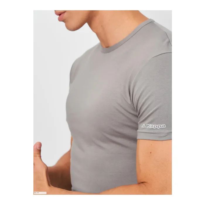 Футболка Kappa T-shirt Mezza Manica Girocollo K1304 GrigioUnito сірий XXL (8052394813799) зображення 4