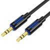 Кабель мультимедійний 3.5mm M to 3.5mm M 1.0m silicone black BOROFONE (6941991114373) зображення 3
