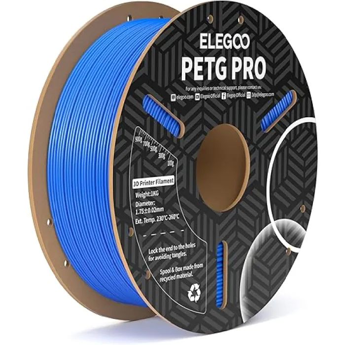 Пластик для 3D-принтера ELEGOO PETG PRO 1кг, 1.75мм, cyan light (50.203.0202)