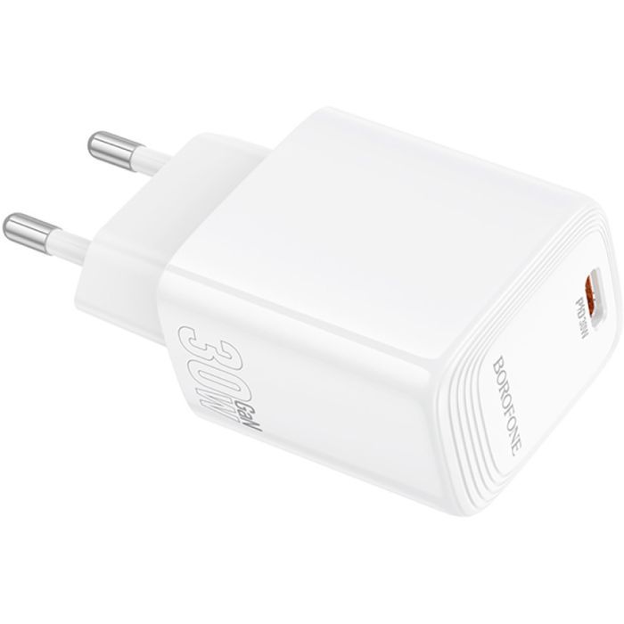 Зарядний пристрій BOROFONE BN28 Fuente USB-C PD30W White (6941991120299) зображення 2