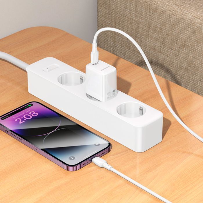 Зарядний пристрій BOROFONE BN28 Fuente USB-C PD30W White (6941991120299) зображення 9