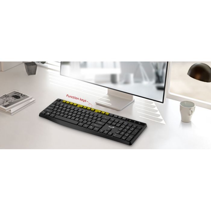 Клавіатура Genius KB-7200 Wireless UA Black (31320002406) зображення 3