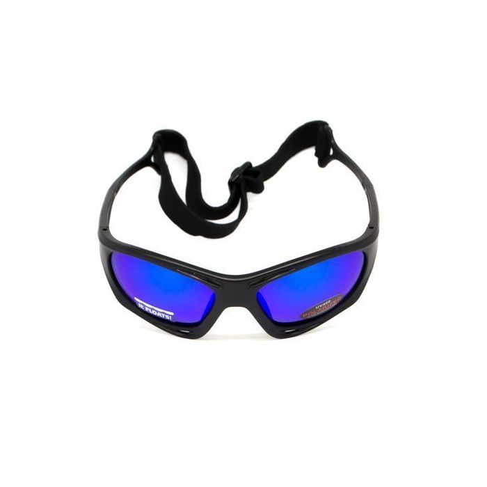 Сонцезахисні окуляри BluWater Hydro Polarized (G-Tech™ blue) Anti-Fog Сині дзеркальні в чорній оправі (BW-HYD-GTB12) зображення 2
