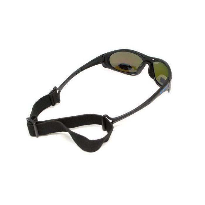 Сонцезахисні окуляри BluWater Hydro Polarized (G-Tech™ blue) Anti-Fog Сині дзеркальні в чорній оправі (BW-HYD-GTB12) зображення 3