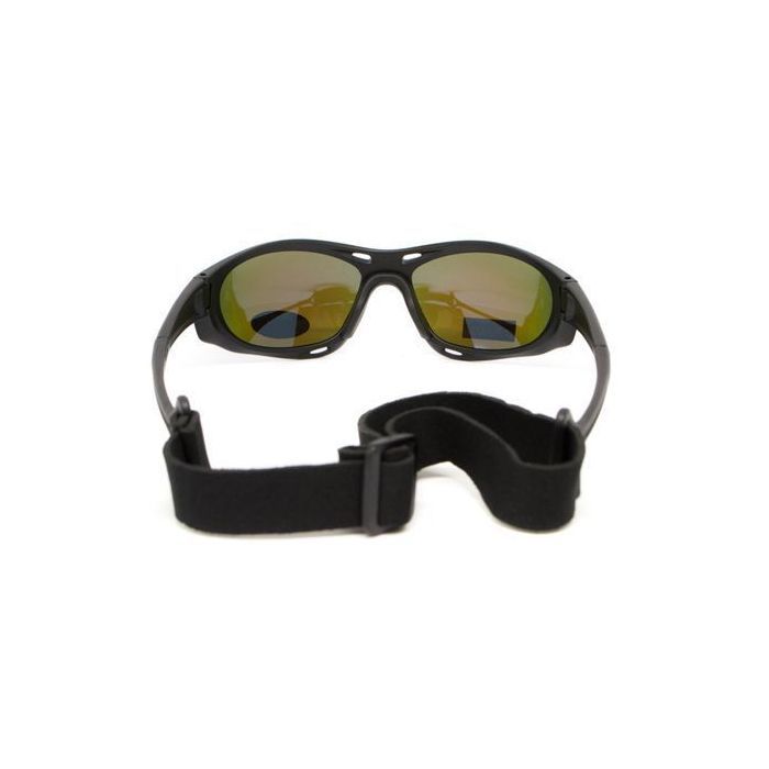 Сонцезахисні окуляри BluWater Hydro Polarized (G-Tech™ blue) Anti-Fog Сині дзеркальні в чорній оправі (BW-HYD-GTB12) зображення 5