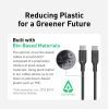 Дата кабель USB-C to USB-C 1.8m 140W bio-nylon 544 black Anker (A80F6H11) изображение 5