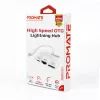 Адаптер Lightning to RJ45 Ethernet + USB 3.0 OTG + Lightning Promate (gigalink-i.white) изображение 2