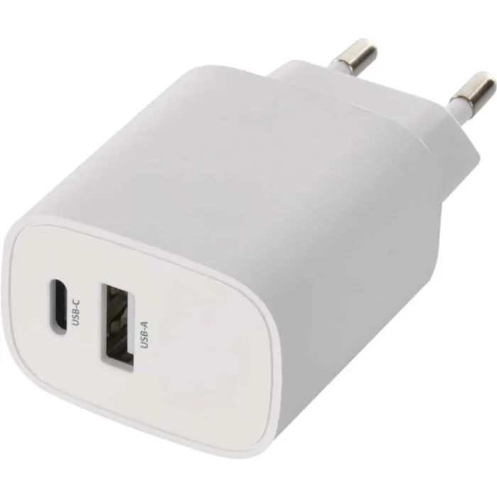 Зарядний пристрій EMOS V02B15 1xUSB-A + 1xUSB-C 15W GaN (V02B15) зображення 2
