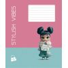 Тетрадь Школярик Stylish vibes 12 листов клетка (012-3568K) изображение 4