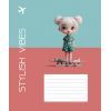Тетрадь Школярик Stylish vibes 12 листов клетка (012-3568K) изображение 5