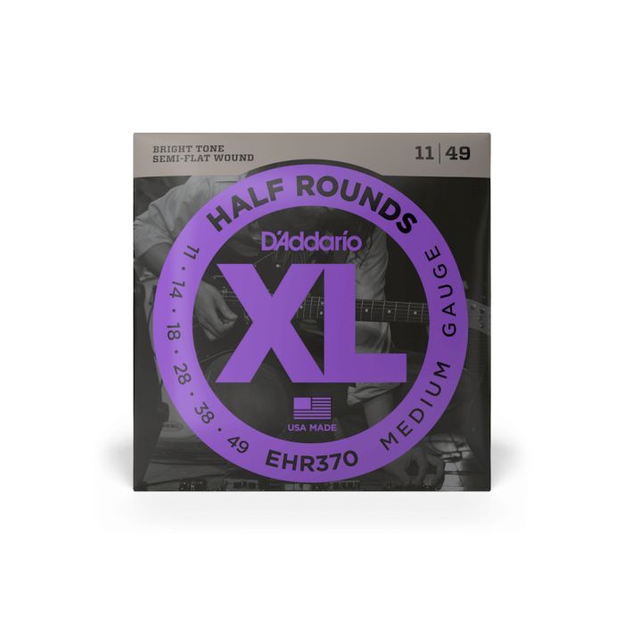 Струни для гітари D'Addario XL Half Rounds Medium (11-49) (EHR370)