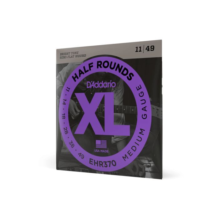 Струни для гітари D'Addario XL Half Rounds Medium (11-49) (EHR370) зображення 2