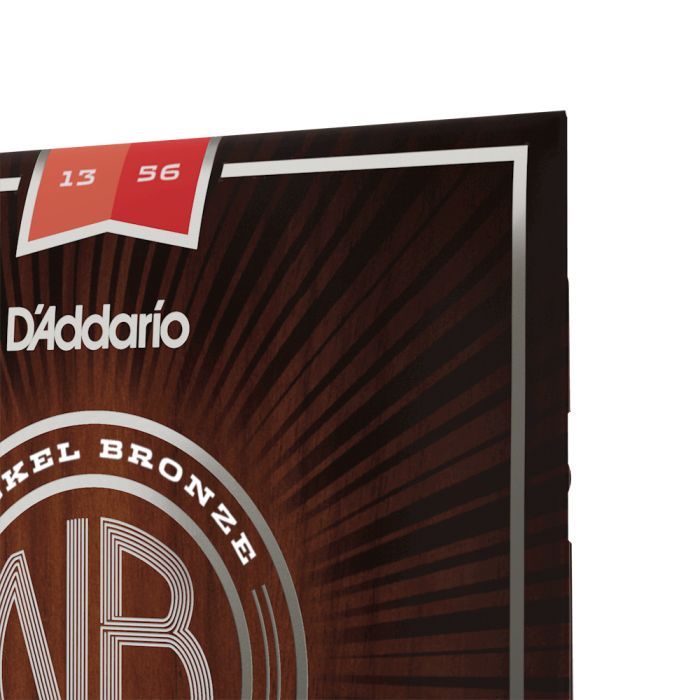 Струны для гитары D'Addario Nickel Bronze Medium (13-56) (NB1356) изображение 3