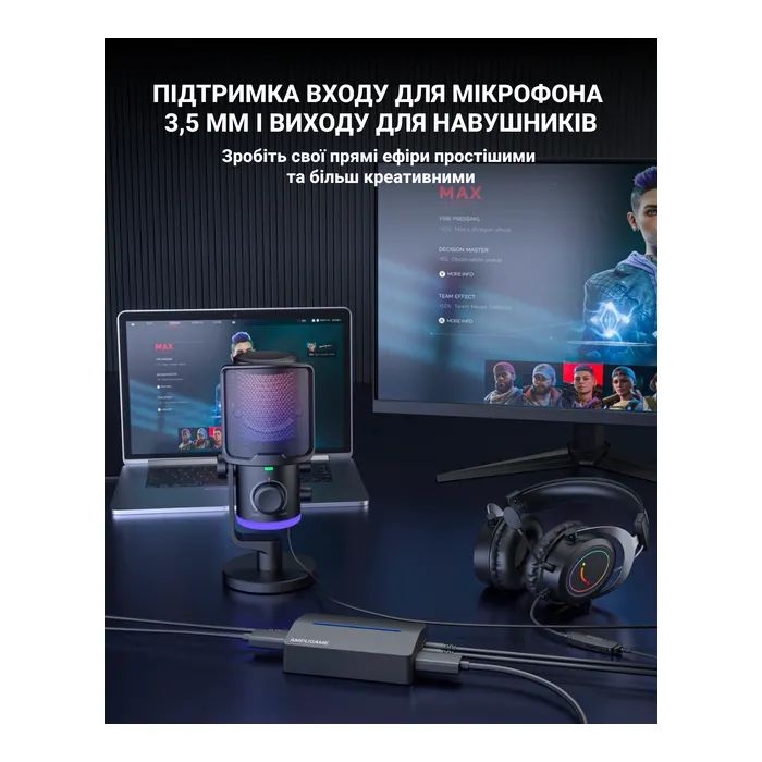 Устройство захвата видео Fifine V3 Game collection card (V3) изображение 6
