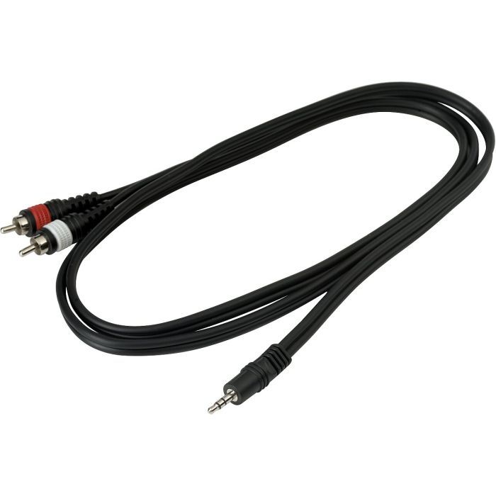 Інсертний кабель RockCable Patch Cable - 2 x RCA to TRS MiniJack (1.5m) (RCL 20902 D4) зображення 2