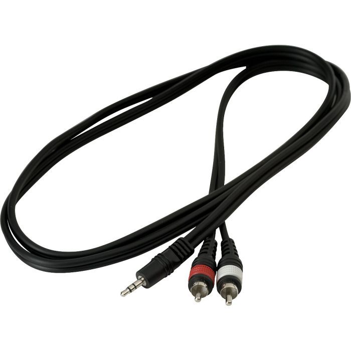 Інсертний кабель RockCable Patch Cable - 2 x RCA to TRS MiniJack (1.5m) (RCL 20902 D4) зображення 3
