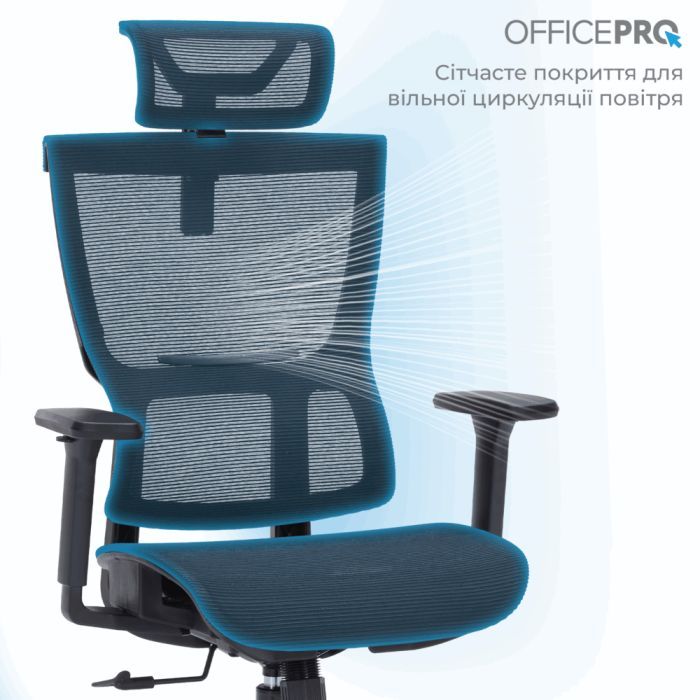 Офисное кресло OfficePro Elegant OC660-B-B-B (OC660-B-B-B) изображение 3