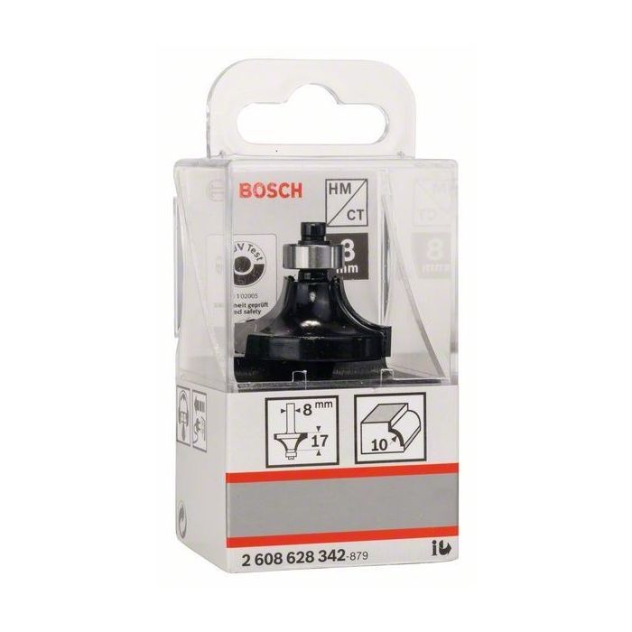 Фреза Bosch Professional карнизна, Std, S8, R3, L10.2 (2.608.628.344) зображення 5