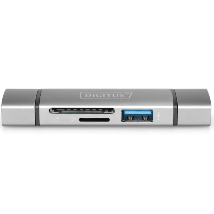 Считыватель флеш-карт Digitus USB-C/USB 3.0 SD/MicroSD (DA-70886) изображение 4