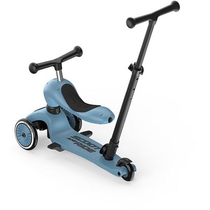 Самокат Scoot&Ride Highwaykick-1 Push and Go пастельно-бузкови (SR-240527-WILDBERRY) изображение 6