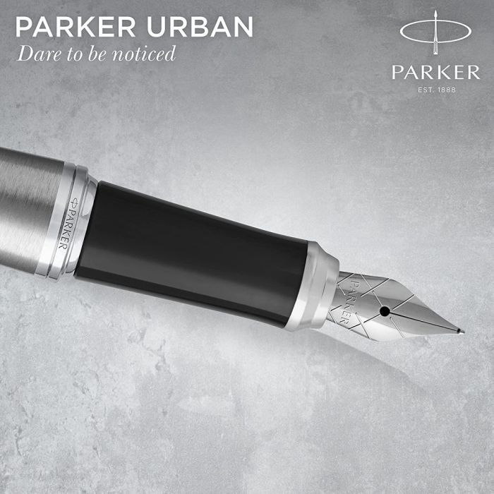 Ручка перьевая Parker URBAN 17 Metro Metallic CT  FP M (30 312) изображение 7