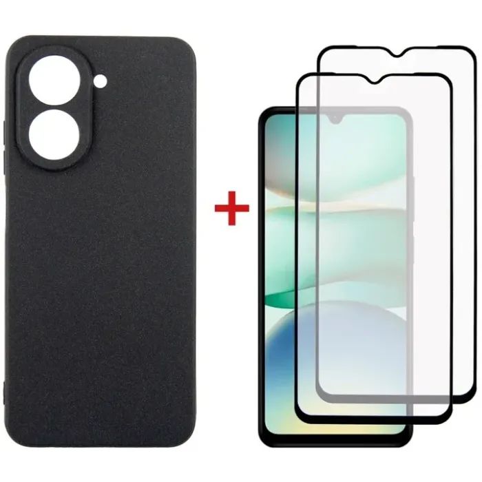 Чехол для мобильного телефона Dengos Xiaomi Redmi A5 Case Soft + 2 Glass (Black) (DG-CTG2P-24)