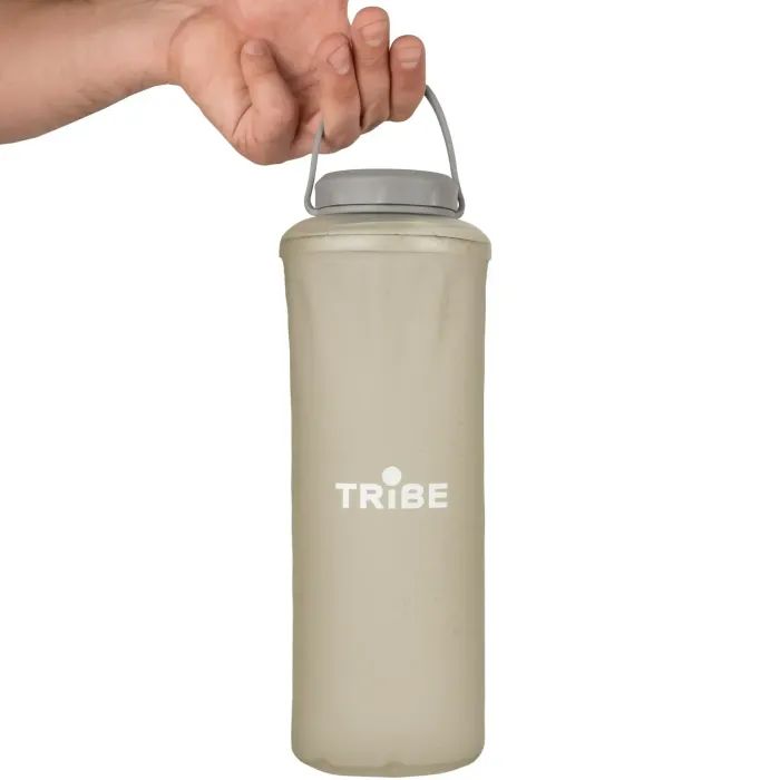 Бутылка для воды Tribe Soft Bottle 1,5 л TPU м'яка crystal-white (T-FE-0024-crystal-white)