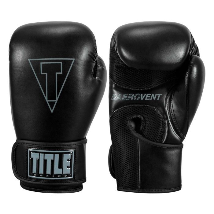 Боксерские перчатки Title Boxing Vegan Gloves Black 8 oz (VGFBG 8 oz BK/BK) изображение 5