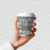 Стакани одноразові Romus Drink time паперові 180 мл 50 шт. Чорна кава (R180507712)