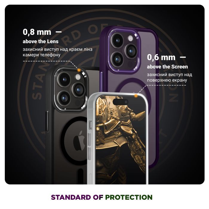 Чехол для мобильного телефона Armorstandart Unit MagCase Apple iPhone 17 Pro Black (ARM86289) изображение 4