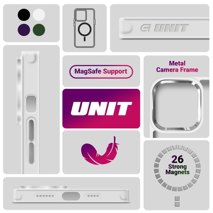 Чехол для мобильного телефона Armorstandart Unit MagCase Apple iPhone 17 Pro Black (ARM86289) изображение 5