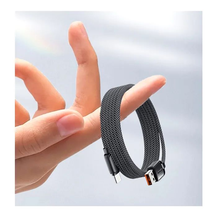 Дата кабель USB 2.0 AM to USB-C 1.0m 7A black Essager (EXCT-TD01-P) зображення 9