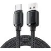 Дата кабель USB 2.0 AM to USB-C 1.0m 7A black Essager (EXCT-TD01-P)