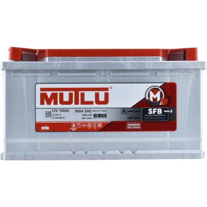 Акумулятор автомобільний MUTLU 6СТ-100 (0) SFB L5.100.090.A
