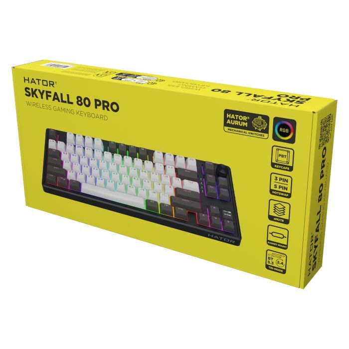 Клавиатура Hator Skyfall 80 Pro Wireless Grey/Black (HTK4180UA) изображение 6