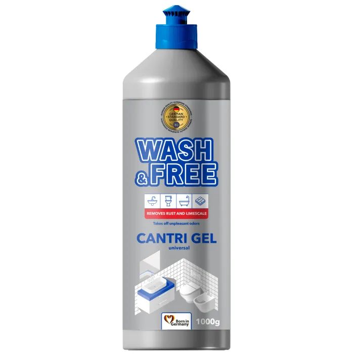Жидкость для чистки ванн Wash&Free Cantri Gel Universal 1 кг (4823128001546)